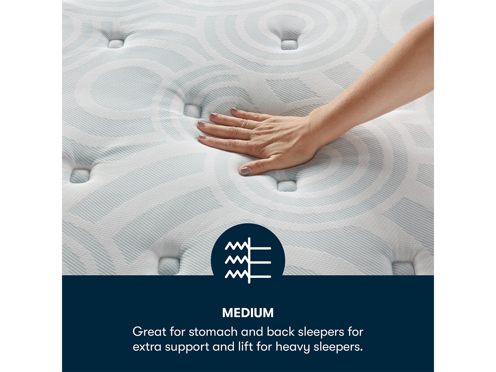 Perfect Sleeper® Tranquil™ Wave 11" Medium Hybrid Mattress